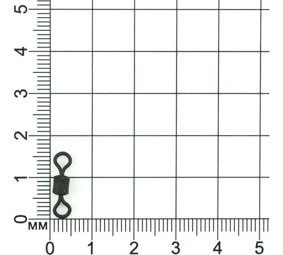 Вертлюг Namazu pro rolling ribbed swivel, латунь, carbon, р.3, test-35 кг, 10 шт NP-FT-RRS3C