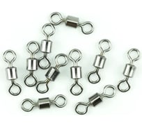 Вертлюг Namazu rolling swivel, латунь, цвет bn, р. 3, test-35 кг, 10 шт N-FT-CS3