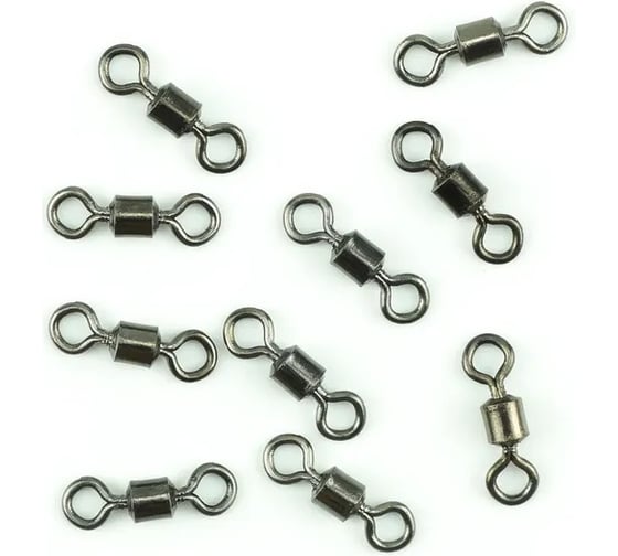 Вертлюг Namazu rolling swivel, латунь, цвет bn, р. 7, test-14 кг, 10 шт N-FT-CS7 1