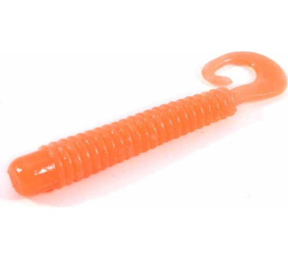 Твистер ЯМАН pro hooky worm , р.2.5 inch, цвет n62, 10 шт. YP-HW25-62 1