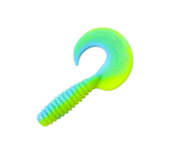 Твистер ЯМАН pro spiral, р.2.5 inch, цвет n18 - ice chartreuse, 10 шт. YP-S25-18 1