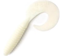 Твистер ЯМАН pro spiral, р.2.5 inch, цвет n01 - white, 10 шт. YP-S25-01