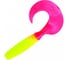 Твистер ЯМАН pro spiral, р.4 inch, цвет n06 - chartreuse red tail, 5 шт. YP-S4-06 1