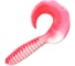 Твистер ЯМАН pro spiral, р.4 inch, цвет n27 - red white, 5 шт. YP-S4-27 1