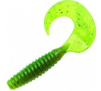 Твистер ЯМАН pro spiral, р.4 inch, цвет n10 - green pepper, 5 шт. YP-S4-10
