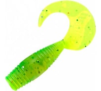 Твистер ЯМАН pro spry tail, р.3 inch, цвет n10 - green pepper, 8 шт. YP-ST3-10