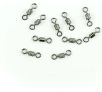 Вертлюг Namazu rolling ribbed swivel, латунь, цвет bn, р. 9, test-6 кг, 10 шт N-FT-RRS9