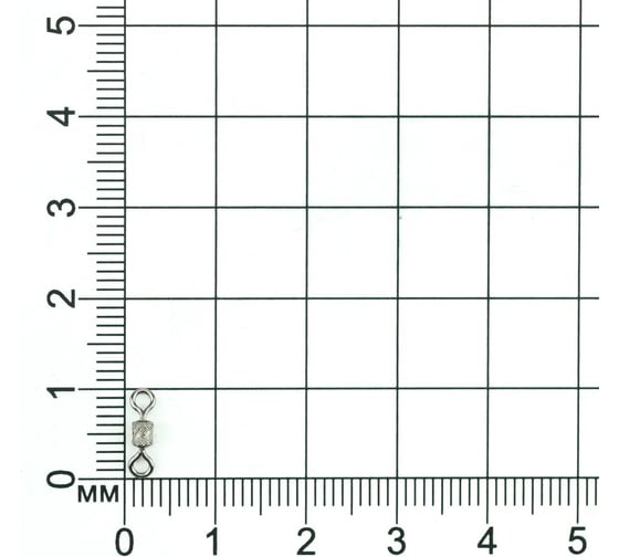 Вертлюг Namazu rolling ribbed swivel, латунь, цвет bn, р. 8, test-9 кг, 10 шт N-FT-RRS8