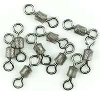 Вертлюг Namazu rolling ribbed swivel, латунь, цвет bn, р. 1, test-60 кг, 10 шт N-FT-RRS1