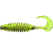 Твистер ЯМАН pro battery tail, р.5 inch, цвет n10 - green pepper, 3 шт. YP-BT5-10-3