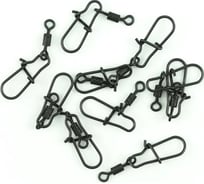 Вертлюг с застежкой Namazu pro rolling ribbed swivel with nice snap, цвет carbon, р. 14, test-4 кг NP-FT-RSNS14C