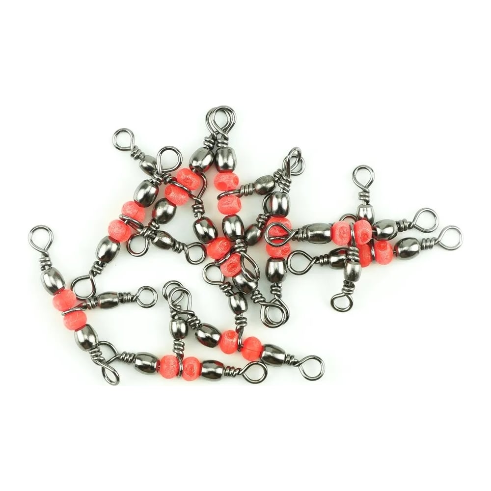 Тройной вертлюг Namazu tripple swivel, латунь, цвет bn, р. 10x12, test ...