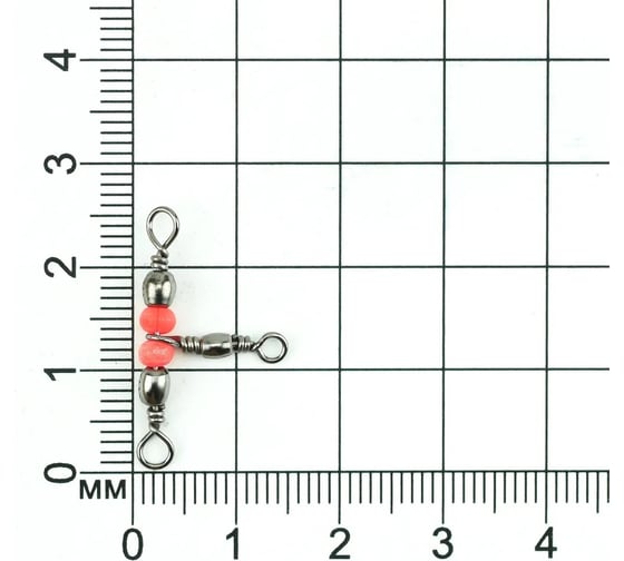 Тройной вертлюг Namazu tripple swivel, латунь, цвет bn, р. 10x12, test-12 кг, 10 шт N-FT-TS10