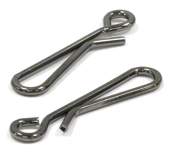 Застежка Namazu hanging snap-a, цвет bn, р. 0, test-4 кг, 10 шт N-FT-HSA0 1