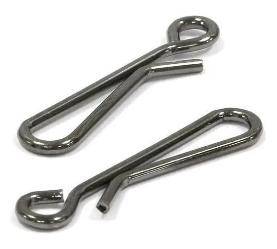 Застежка Namazu hanging snap-a, цвет bn, р. 1, test-5 кг, 10 шт N-FT-HSA1