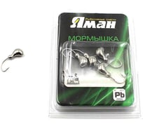 Мормышка ЯМАН ст. муравей с отверстием, nl, вес 0.5 г, 5 шт Я-МР0023