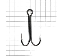 Крючок Namazu double hook long размер 1/0 int, цвет bn, двойник, 50 шт N-HDL1/0BN