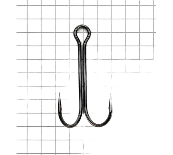 Крючок Namazu double hook long размер 1/0 int, цвет bn, двойник, 50 шт N-HDL1/0BN 1