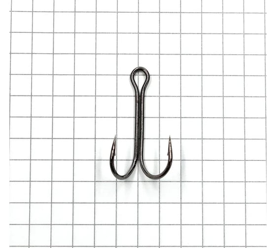 Крючок Namazu double hook long размер 4 int, цвет bn, двойник, 50 шт N-HDL4BN 1
