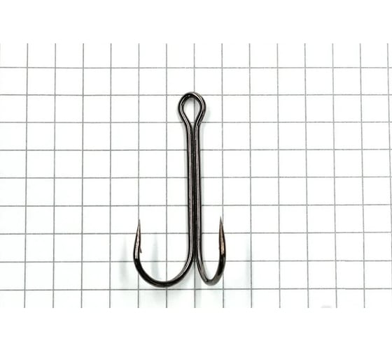 Крючок Namazu double hook long размер 1 int, цвет bn, двойник, 40 шт N-HDL1BN 1