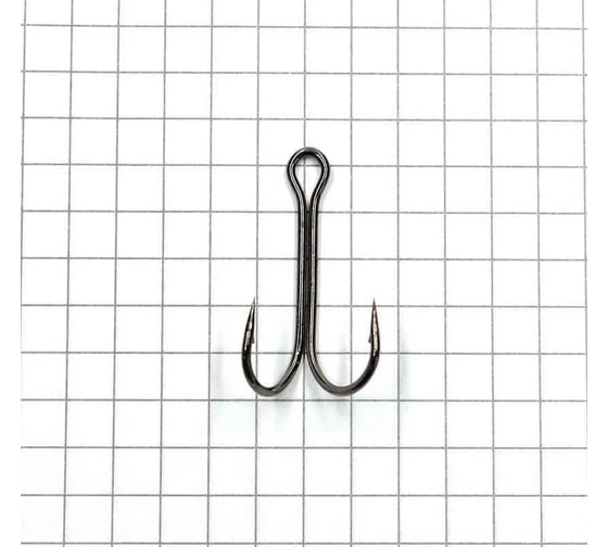 Крючок Namazu double hook long размер 5/0 int, цвет bn, двойник, 40 шт N-HDL5/0BN