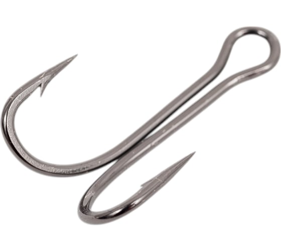 Крючок Namazu double hook размер 4  int, цвет bn, двойник, 50 шт N-HD4BN