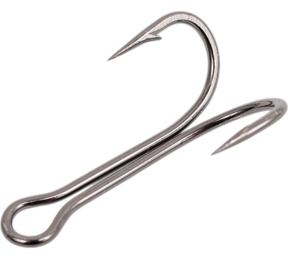 Крючок Namazu double hook размер 4  int, цвет bn, двойник, 50 шт N-HD4BN
