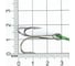 Стальной поводок с тройным крючком Namazu leader 1x7 nylon coated green, d-0.48 мм, l-40 см 35647 r N-LS48-40TR1L 3