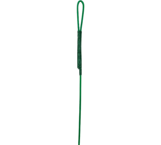 Стальной поводок с двойным крючком Namazu leader 1x7 nylon coated green, d-0.48 мм, l-50 см 7826 do N-LS48-50D3/0L