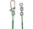 Стальной поводок Namazu leader 1x7 nylon coated green, d-0.24 мм, l-30 см, test 7 кг, 5 шт N-17LSG24-30L 1