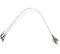 Стальной поводок Namazu leader 1x7 nylon coated, d-0.36 мм, l-15 см, test- 16 кг, 5 шт N-17LSN36-15L