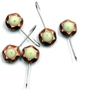 Паяная мормышка ЯМАН бриллиант фосфор, вес 0.69 г, медь, 5 шт Я-МРЛ247