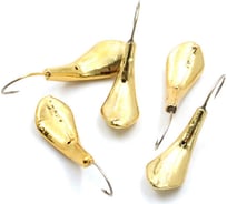 Мормышка ЯМАН комар с отверстием, gold plated, р. 6, вес 1.9 г, 5 шт Я-МР0014