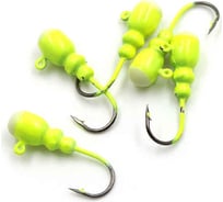 Мормышка ЯМАН немка с ушкомом, 01, с фосфорной пяткой, вес 0.8 г, 5 шт Я-МР0767