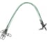 Стальной поводок Namazu leader 1x7 nylon coated green, d-0,30 мм, l-20 см, test 11 кг, 5 шт N-17LSG30-20L 1