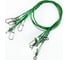 Стальной поводок Namazu leader 1x7 nylon coated green, d-0.30 мм, l-30 см, test 11 кг, 5 шт N-17LSG30-30L 1