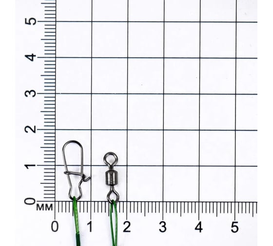 Стальной поводок Namazu leader 1x7 nylon coated green, d-0,42 мм, l-30 см, test 18 кг, 5 шт N-17LSG42-30L