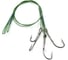 Стальной поводок с живцовым крючком Namazu leader 1x7 nylon coated green, d-0.39 мм, l-20 см 4715 d N-LS39-20DR1L 1