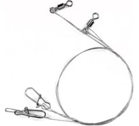 Стальной поводок Namazu leader7x7, d-0.36 мм, l-25 см, test 14 кг, 2 шт N-77LS36-25L