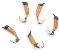 Вольфрамовая безнасадочная мормышка ЯМАН Ручейник №5, d-2 мм, l-9.5 мм, вес 0.90 г, колокол серебро Я-МР2847