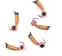 Вольфрамовая безнасадочная мормышка ЯМАН Ручейник №5, d-2 мм, l-9.5 мм, вес 0.80 г, рыбий глаз Я-МР2846