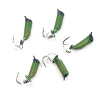 Вольфрамовая безнасадочная мормышка ЯМАН Ручейник №5, d-2 мм, l-9.5 мм, вес 0,90 г, колокол серебро Я-МР2852