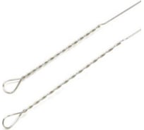 Поводок-струна с вертлюгом Namazu leader, d-0.33 мм, l-25 см, test- 12 кг, 5 шт N-LSWS33-25L