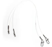 Флюорокарбоновый поводок Namazu d-0.341 мм, l-15 см, test- 7.04 кг, 2 шт N-LF341-15