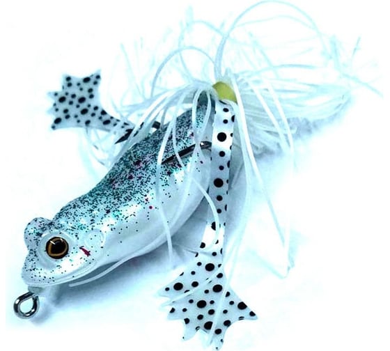 Лягушка-незацепляйка Namazu frog с лапками, 65 мм, 16 г, цвет 03, крючок-двойник yr hooks, bn, n2 N-FL65-16-03 1