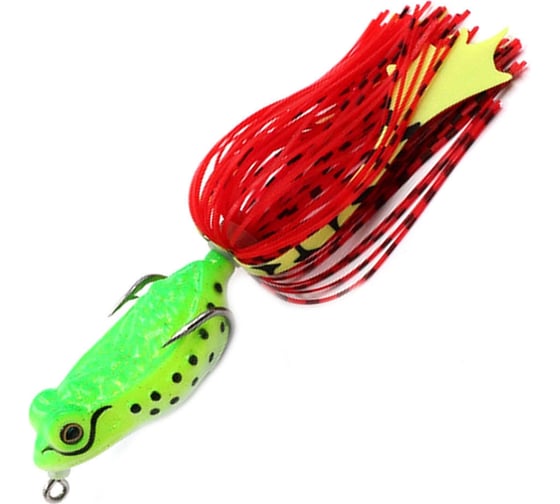 Лягушка-незацепляйка Namazu frog с лапками, 65 мм, 16 г, цвет 08, крючок-двойник yr hooks, bn, n2 N-FL65-16-08 1