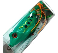 Лягушка-незацепляйка Namazu frog с лепестком, 65 мм, 18 г, цвет 05, крючок-двойник yr hooks, bn, n3 N-FP65-18-05