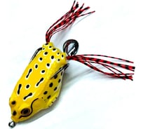 Лягушка-незацепляйка Namazu frog с лепестком, 65 мм, 18 г, цвет 10, крючок-двойник yr hooks, bn, n3 N-FP65-18-10