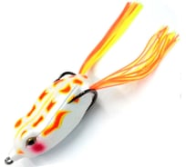 Лягушка-незацепляйка Namazu frog с лепестком, 55 мм, 10 г, цвет 10, крючок-двойник yr hooks, bn, n1 N-FP55-10-10