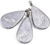 Груз ЯМАН ложка плоская, с вертлюгом, 5 шт, 145 г Я-ГЛП-145-5